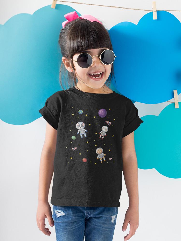Dogs In Space T-shirt -SmartPrintsInk Designs