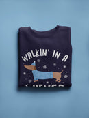 Walkin' In A Wonderland Sweatshirt -SmartPrintsInk Designs