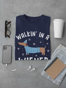 Walkin' In A Wonderland T-shirt -SmartPrintsInk Designs