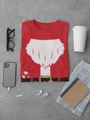 Santa With A Candy Cane T-shirt -SmartPrintsInk Designs