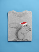 Squirrel! Santa T-shirt -SmartPrintsInk Designs