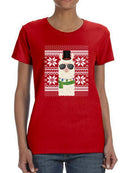 Christmas Llama T-shirt -SmartPrintsInk Designs