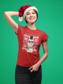 Christmas Llama T-shirt -SmartPrintsInk Designs