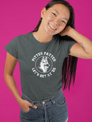 Pitter Patter Dog T-shirt -SmartPrintsInk Designs