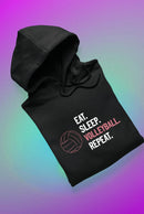 Eat. Sleep. Volleyball. Hoodie -SmartPrintsInk Designs