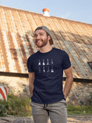 Guitar Lineup T-shirt -SmartPrintsInk Designs
