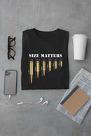 Bullet Size Matters T-shirt -SmartPrintsInk Designs