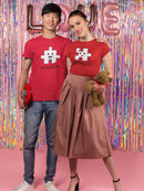 You Complete Me, Bow T-shirt -SmartPrintsInk Designs