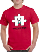You Complete Me, Bow T-shirt -SmartPrintsInk Designs