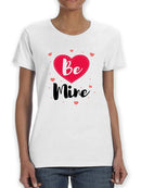 Be Mine, Hearts T-shirt -SmartPrintsInk Designs
