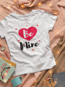 Be Mine, Hearts T-shirt -SmartPrintsInk Designs