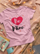 Be Mine, Hearts T-shirt -SmartPrintsInk Designs