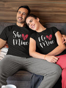 She Is Mine T-shirt -SmartPrintsInk Designs