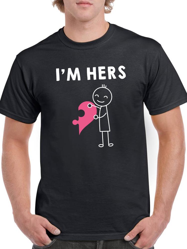 I'm His, Heart Puzzle T-shirt -SmartPrintsInk Designs