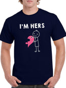 I'm His, Heart Puzzle T-shirt -SmartPrintsInk Designs