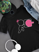 King With Heart Puzzle T-shirt -SmartPrintsInk Designs