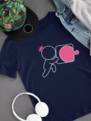 King With Heart Puzzle T-shirt -SmartPrintsInk Designs