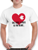 Stole A Piece Of My Heart T-shirt -SmartPrintsInk Designs
