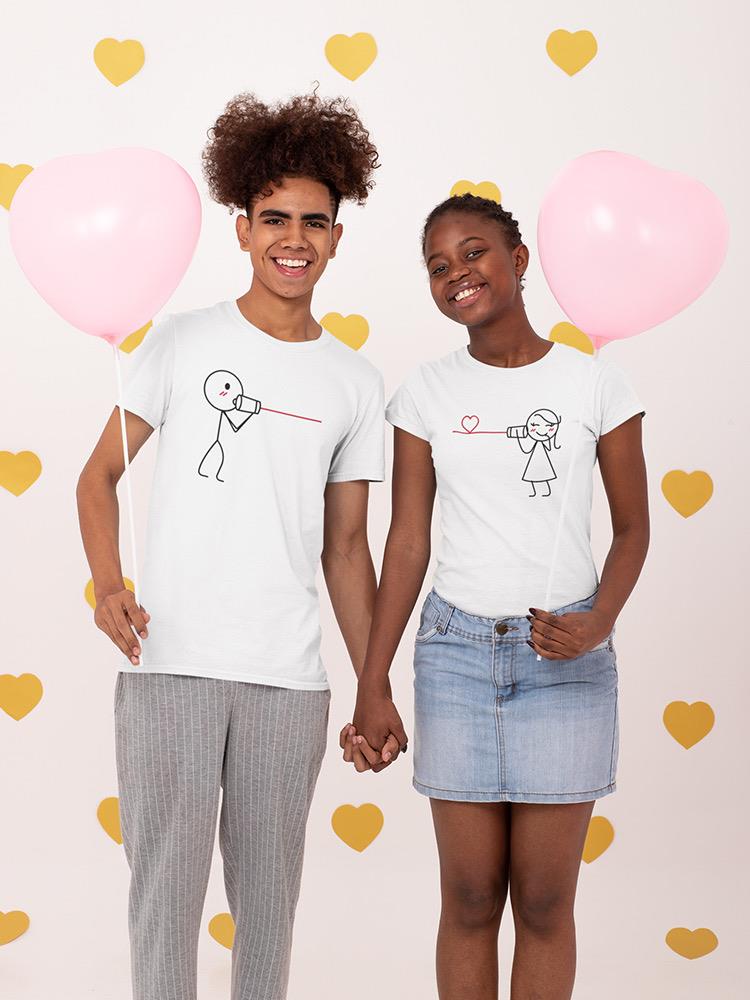 Talk With Your Heart T-shirt -SmartPrintsInk Designs
