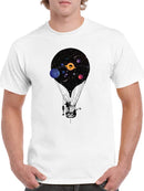 Cosmic Air Balloon T-shirt -SmartPrintsInk Designs