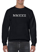 2022 Roman Numbers Sweatshirt -SmartPrintsInk Designs