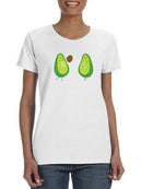 Cute Avocados T-shirt -SmartPrintsInk Designs