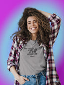 Funny Short Quote. T-shirt -SmartPrintsInk Designs