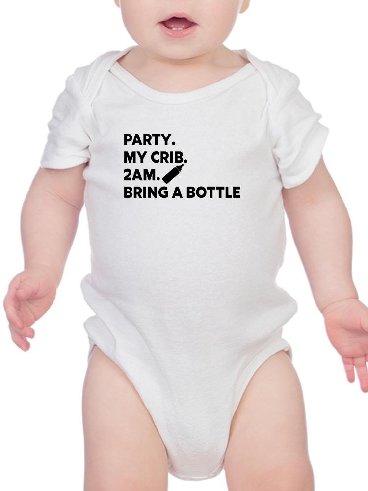 Party In My Crib Bodysuit -SmartPrintsInk Designs