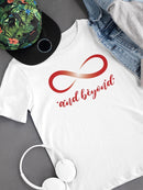 Valentine's To Infinity T-shirt -SmartPrintsInk Designs