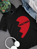 Valentine's Together T-shirt -SmartPrintsInk Designs