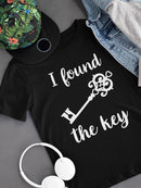 Valentine's Found The Key T-shirt -SmartPrintsInk Designs