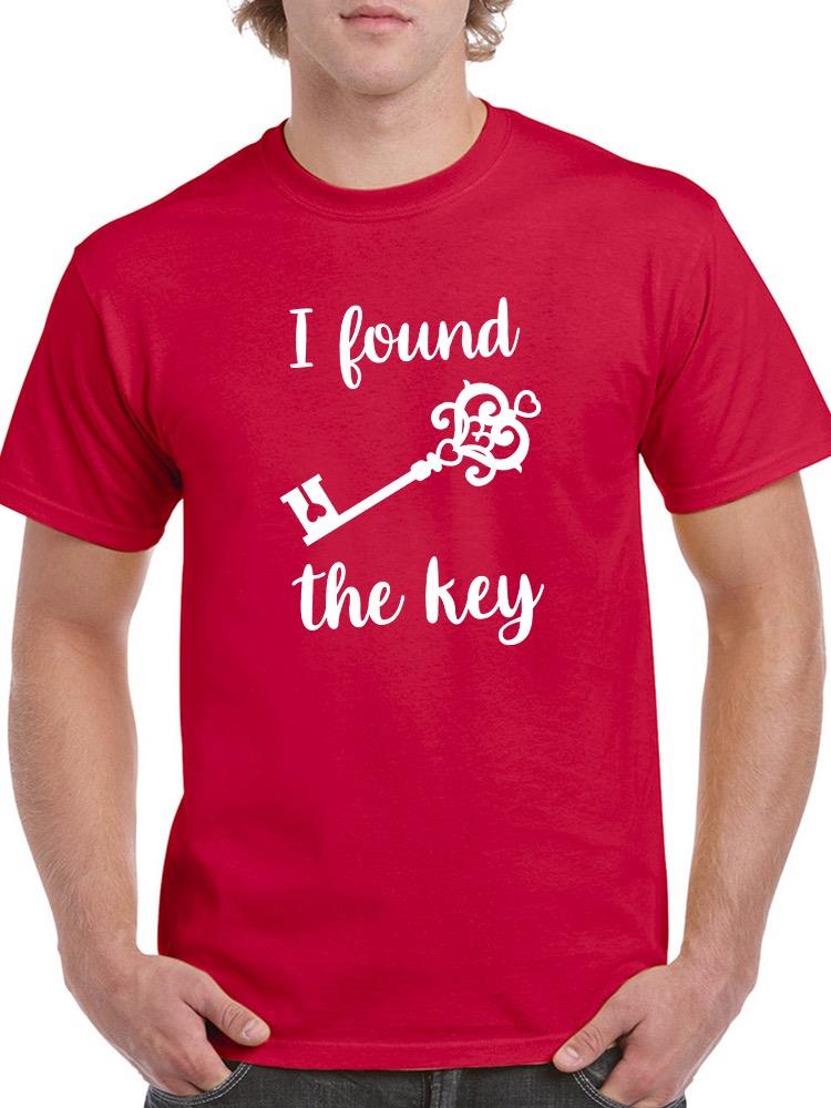 Valentine's Found The Key T-shirt -SmartPrintsInk Designs