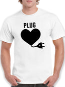 Valentine's Plug T-shirt -SmartPrintsInk Designs