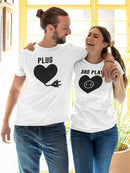 Valentine's Plug T-shirt -SmartPrintsInk Designs