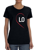 Valentine's Couple Love Heart Ve T-shirt -SmartPrintsInk Designs