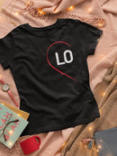 Valentine's Couple Love Heart Ve T-shirt -SmartPrintsInk Designs