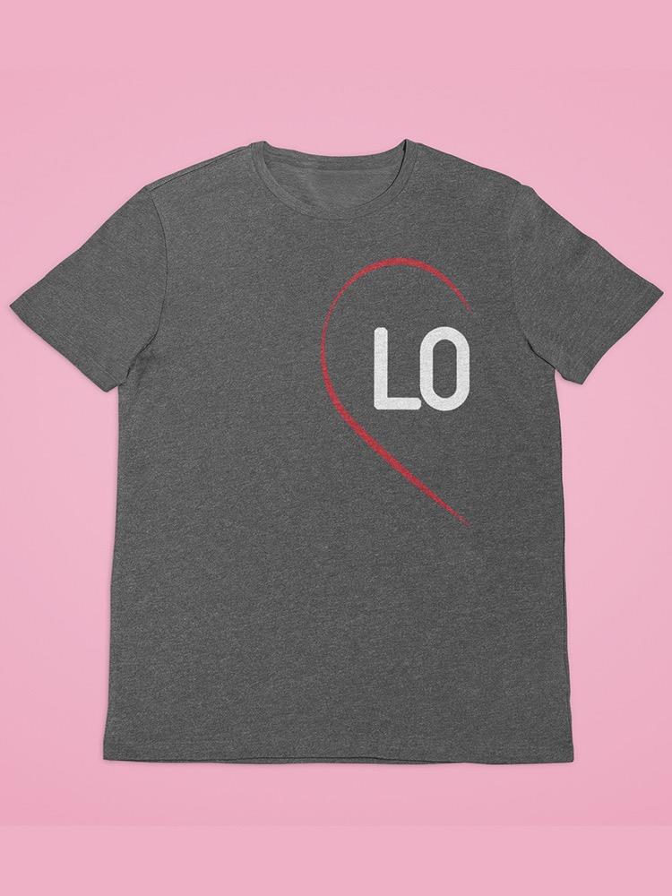 Valentine's Couple Love Heart Ve T-shirt -SmartPrintsInk Designs