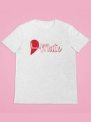 Valentine's Soulmate, Mate T-shirt -SmartPrintsInk Designs
