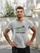Tennis Man Down T-shirt -SmartPrintsInk Designs