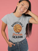 Basketball Season T-shirt -SmartPrintsInk Designs