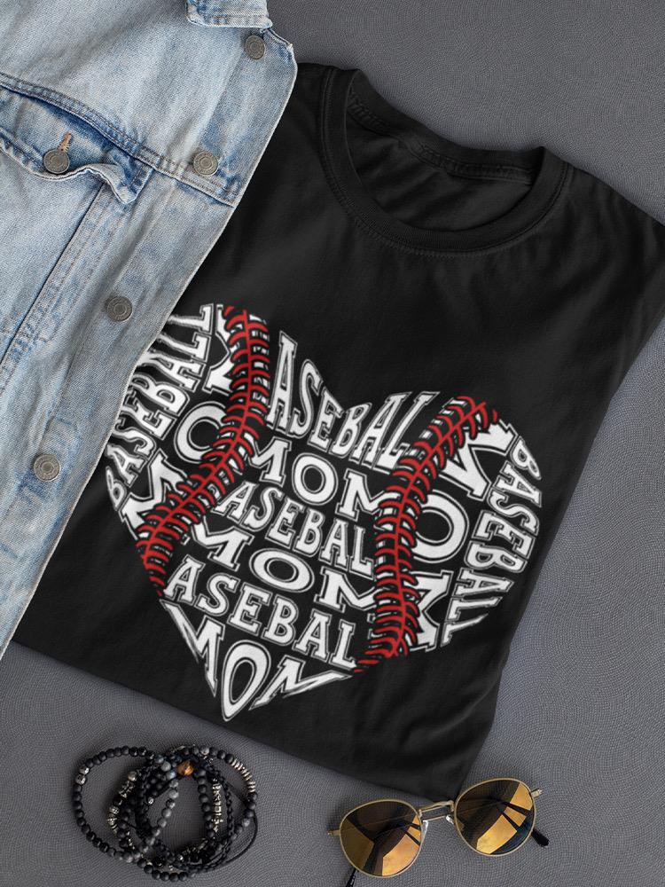 Baseball Heart T-shirt -SmartPrintsInk Designs