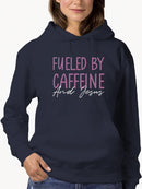 Fueled By Caffeine Hoodie -SmartPrintsInk Designs