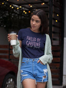 Fueled By Caffeine T-shirt -SmartPrintsInk Designs