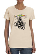 Death And Rainbow T-shirt -SmartPrintsInk Designs