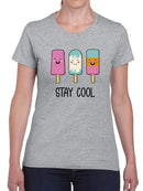 Stay Cool Popsicles T-shirt -SmartPrintsInk Designs