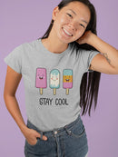 Stay Cool Popsicles T-shirt -SmartPrintsInk Designs