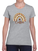 Coffee Rainbow T-shirt -SmartPrintsInk Designs