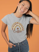 Coffee Rainbow T-shirt -SmartPrintsInk Designs