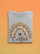 Coffee Rainbow T-shirt -SmartPrintsInk Designs