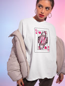 Heart Queen T-shirt -SmartPrintsInk Designs